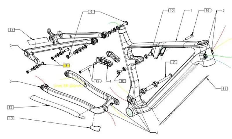 Cube Horstlink Set AMS Zero99/One11 - 8548